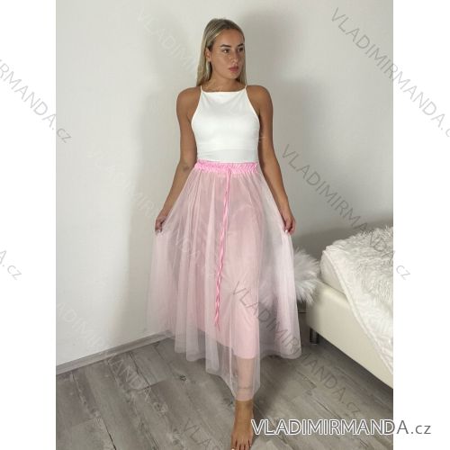 Elegant trousers with belt for women (S/M/L ONE SIZE) ITALIAN FASHION IM425057