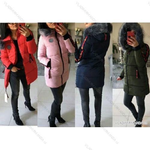 Jacket coat with ladies' fur (s-xl) POLSKá MODA PM217037