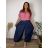 Women's Oversized Knitted Long Sleeve Sweater (S/M ONE SIZE) ITALIAN FASHION IMSN2416125