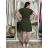 Long casual short sleeve women's dress, oversized (42/44/46 ONE SIZE) ITALIAN FASHION IMD2525370