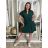Long casual short sleeve women's dress, oversized (42/44/46 ONE SIZE) ITALIAN FASHION IMD2525370