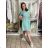 Long casual short sleeve women's dress, oversized (42/44/46 ONE SIZE) ITALIAN FASHION IMD2525370
