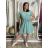 Long casual short sleeve women's dress, oversized (42/44/46 ONE SIZE) ITALIAN FASHION IMD2525370