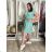 Long casual short sleeve women's dress, oversized (42/44/46 ONE SIZE) ITALIAN FASHION IMD2525370