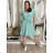 Long casual short sleeve women's dress, oversized (42/44/46 ONE SIZE) ITALIAN FASHION IMD2525370