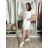 Women's Lace Short Sleeve Dress (UNI S-M) ITALIAN FASHION IMD20028 S / M / L white