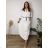 Elegant trousers with belt for women (S/M/L ONE SIZE) ITALIAN FASHION IM425057