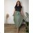 Elegant trousers with belt for women (S/M/L ONE SIZE) ITALIAN FASHION IM425057
