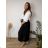Elegant trousers with belt for women (S/M/L ONE SIZE) ITALIAN FASHION IM425057