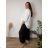 Women's Plus Size Long Sleeve Oversize Shirt (XL/2XL ONE SIZE) ITALIAN FASHION IMBM23015 50/52/54 white