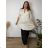 Women's Elegant Oversize Long Sweatpants (S/M/L ONE SIZE) ITALIAN FASHION IMD23634