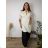 Women's Elegant Oversize Long Sweatpants (S/M/L ONE SIZE) ITALIAN FASHION IMD23634  beige