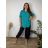 Women's Long Sleeve Hoodie Dress (S / M ONE SIZE) ITALIAN FASHION IMWA216095