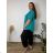 Women's Long Sleeve Hoodie Dress (S / M ONE SIZE) ITALIAN FASHION IMWA216095