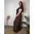 Sleeveless jacket long sleeve (uni sl) ITALIAN Fashion IMC17326  dark brown