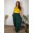Women's Long Summer Pants with Belt (S/M ONE SIZE) ITALIAN FASHION IMD24080 46/48/50 Brown