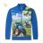 Warm, long-sleeved zip-up sweatshirt for children's boys (98-128) KUGO PT2512