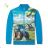 Warm, long-sleeved zip-up sweatshirt for children's boys (98-128) KUGO PT2512
