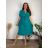 Shirt 3/4 sleeve ladies strip (4XL/5XL ONE SIZE) ITALSKÁ MÓDA IM422026