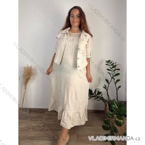 Elegant trousers with belt for women (S/M/L ONE SIZE) ITALIAN FASHION IM425057