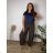 Women's Elegant Belt Long Sleeve Dress (S/M ONE SIZE) ITALIAN FASHION IMM23UN6139  black