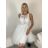 Satin Women's Long Summer Strapless Dress (S / M / L ONE SIZE) ITALIAN FASHION IMM22694