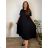 Women's Oversized Knitted Long Sleeve Sweater (S/M ONE SIZE) ITALIAN FASHION IMSN2416125