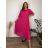 Women's Long Sleeve Shirt Dress (S/M ONE SIZE) ITALIAN FASHION IMWGM23447
