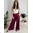 Women's Elegant Oversize Long Sweatpants (S/M/L ONE SIZE) ITALIAN FASHION IMD23634