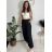 Women's Elegant Oversize Long Sweatpants (S/M/L ONE SIZE) ITALIAN FASHION IMD23634 light brown S / M / L