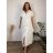 Women's Long Chiffon Short Sleeve Dress (S/M ONE SIZE) ITALIAN FASHION IMWGM23456