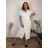 Women's Long Chiffon Short Sleeve Dress (S/M ONE SIZE) ITALIAN FASHION IMWGM23456  black