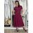 Women's Oversized Knitted Long Sleeve Sweater (S/M ONE SIZE) ITALIAN FASHION IMSN2416125 S / M / L rose old rose