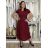 Women's Oversized Knitted Long Sleeve Sweater (S/M ONE SIZE) ITALIAN FASHION IMSN2416125 S / M / L rose old rose