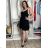 Women's 3/4 long sleeve shirt dress (XS/S/M ONE SIZE) ITALIAN FASHION IMD26000237/DUR