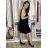 Women's 3/4 long sleeve shirt dress (XS/S/M ONE SIZE) ITALIAN FASHION IMD26000237/DUR