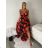 Women's Long Chiffon Short Sleeve Dress (S/M ONE SIZE) ITALIAN FASHION IMWGS231048 S / M / L white