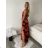 Women's Long Chiffon Short Sleeve Dress (S/M ONE SIZE) ITALIAN FASHION IMWGS231048 S / M / L white
