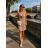 Women's 3/4 long sleeve shirt dress (XS/S/M ONE SIZE) ITALIAN FASHION IMD26000237/DUR