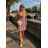 Women's 3/4 long sleeve shirt dress (XS/S/M ONE SIZE) ITALIAN FASHION IMD26000237/DUR