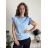Dress with 3/4-sleeve ladies pocket (uni sl) ITALIAN Fashion IM3181746 S / M / L white