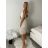Women's Long Chiffon Short Sleeve Dress (S/M ONE SIZE) ITALIAN FASHION IMWGS231048