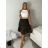 Women's Long Chiffon Short Sleeve Dress (S/M ONE SIZE) ITALIAN FASHION IMWGS231048