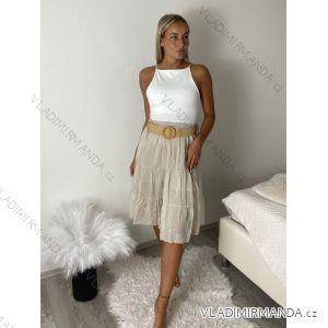 Women's Long Chiffon Short Sleeve Dress (S/M ONE SIZE) ITALIAN FASHION IMWGS231048