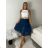Women's Long Chiffon Short Sleeve Dress (S/M ONE SIZE) ITALIAN FASHION IMWGS231048 S / M / L light brown