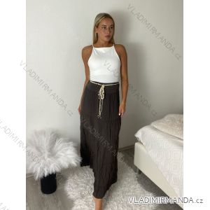 Women's Long Chiffon Short Sleeve Dress (S/M ONE SIZE) ITALIAN FASHION IMWGS231048