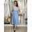 Women's Oversized Knitted Long Sleeve Sweater ZAIRA (S/M ONE SIZE) ITALIAN FASHION IMSM26000247/DUR S / M / L Light blue