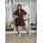 Summer dress oval short sleeve women's oversized (50/52/54 ONE SIZE) ITALIAN FASHION IM425011 M/L/XL white