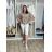 Women's Oversized Knitted Long Sleeve Sweater (S/M ONE SIZE) ITALIAN FASHION  IMSM26339/DUR