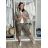 Women's Oversized Knitted Long Sleeve Sweater (42/44/46 ONE SIZE) ITALIAN FASHION IMSM26338/DUR